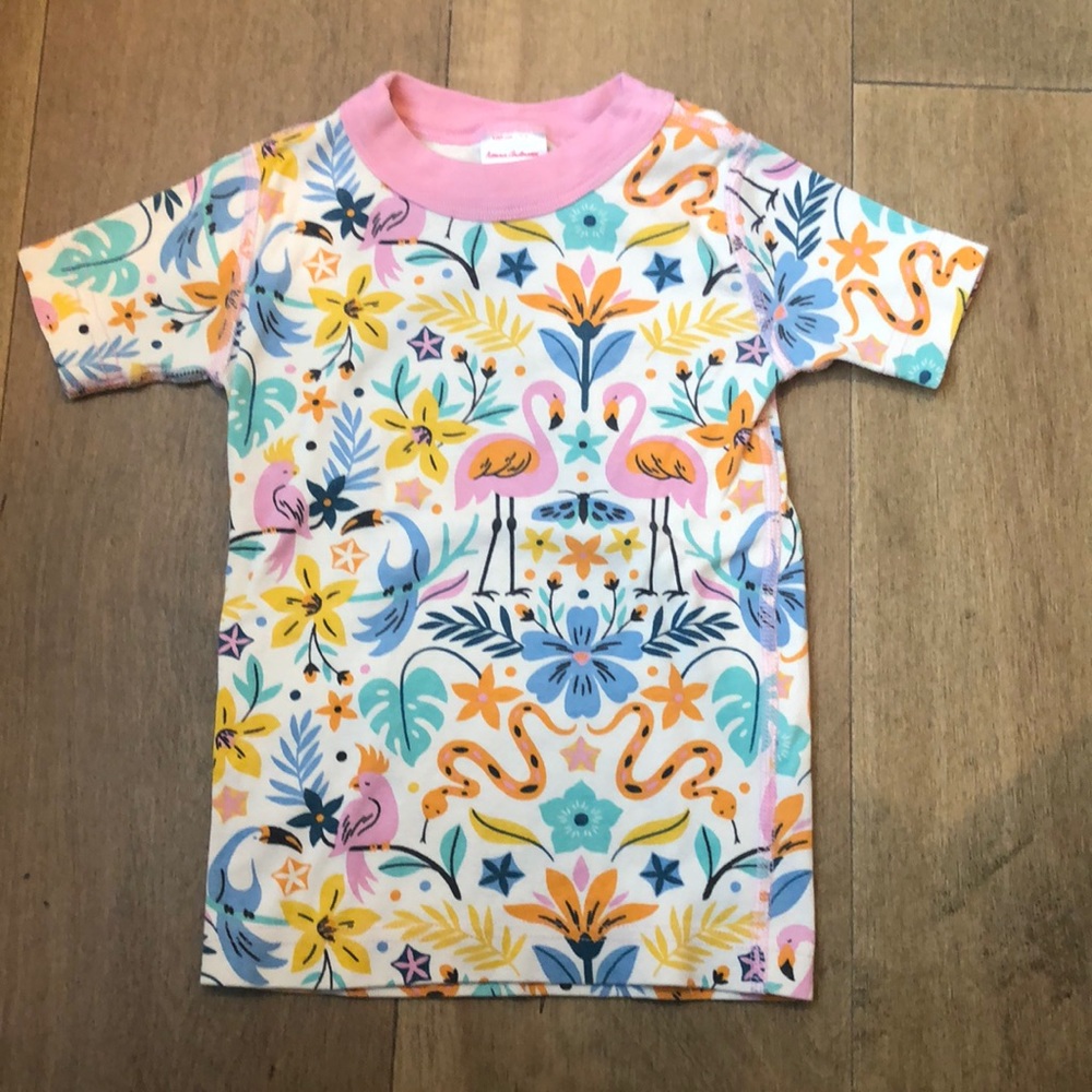 Short sleep pajama tee.